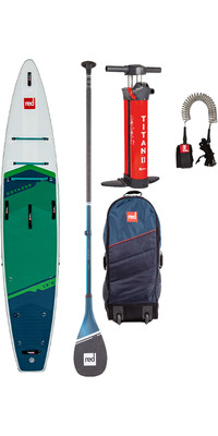2024 Red Paddle Co 13'2 Voyager Plus Stand Up Paddle Board, Tas, Peddel, Pomp & Leash - Prime Pakket